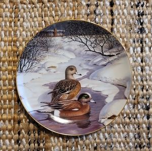 "The American Wigeon" collector plate by Bart Jerner